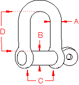 Stainless Steel Anchor Shackle